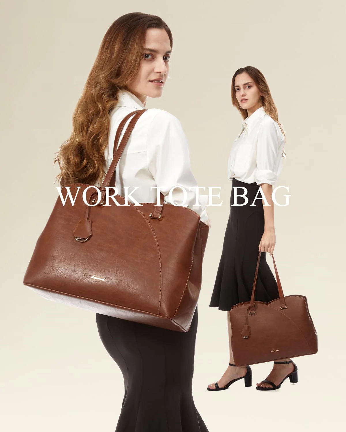 Professional Leather Computer Bag, 15.6" - Image 8