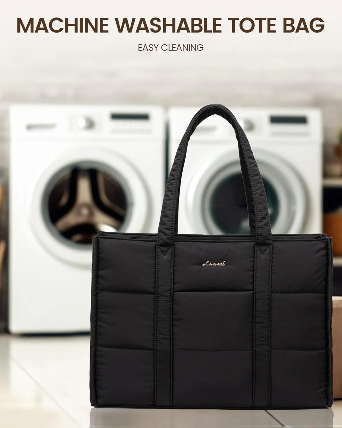 Puffer Tote Bag, 15.6" 17" - Image 10