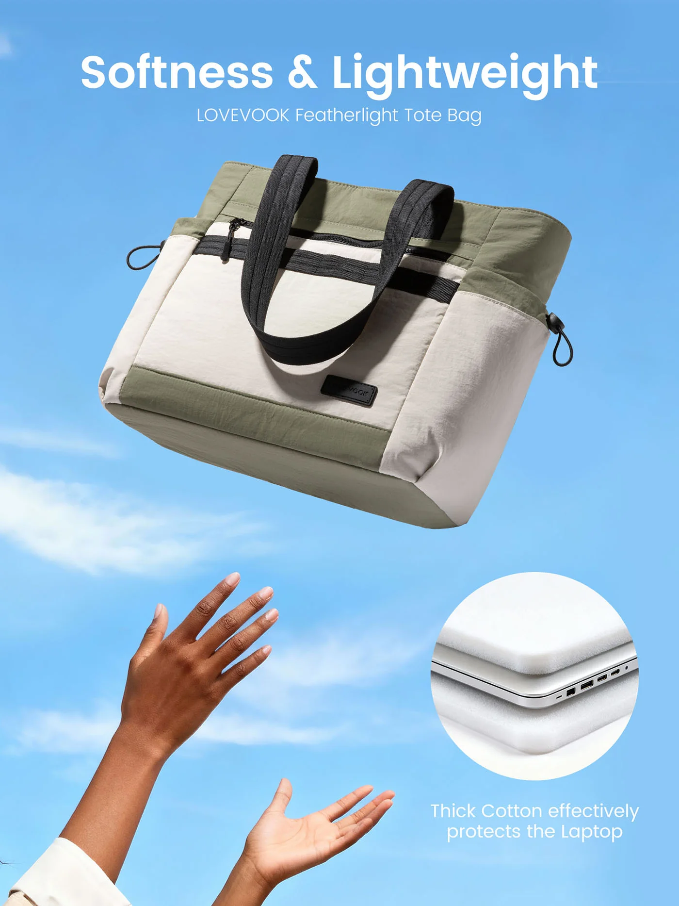 Puffer Tote Bag 15.6" 17.3" - Image 3