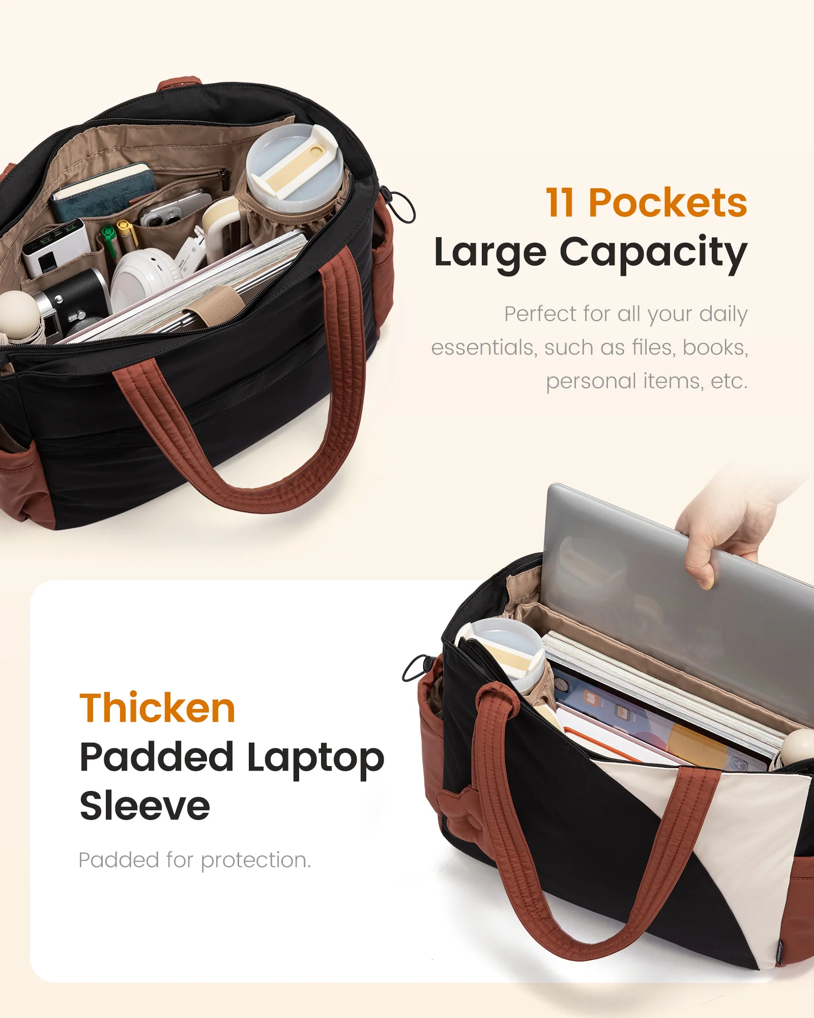 Puffer Work Bag, 15.6" 17.3" - Image 4