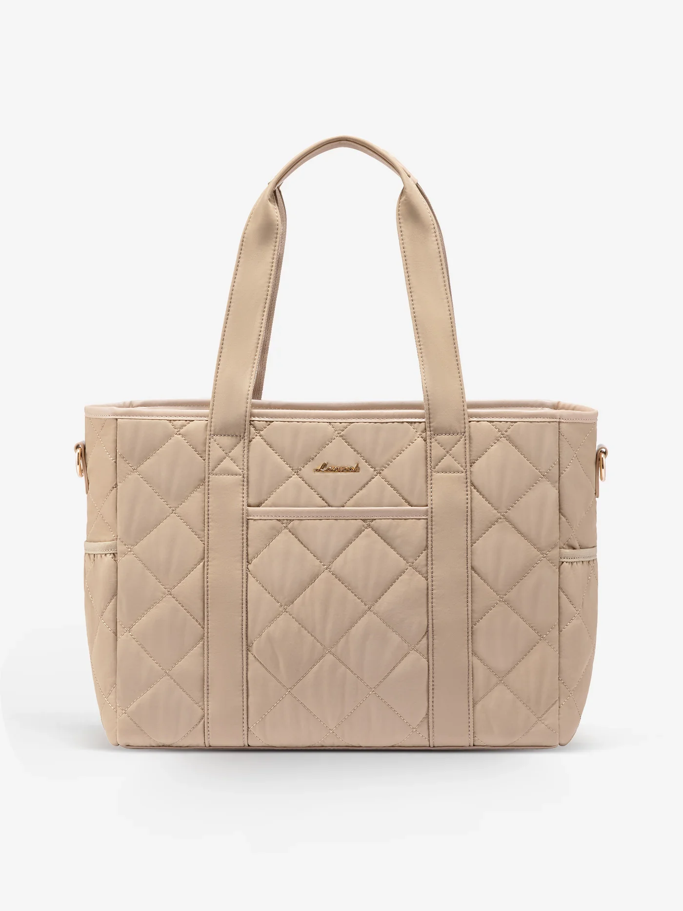 2Pcs Quilted Puffer Laptop Handbag, 15.6" 17" - Image 7