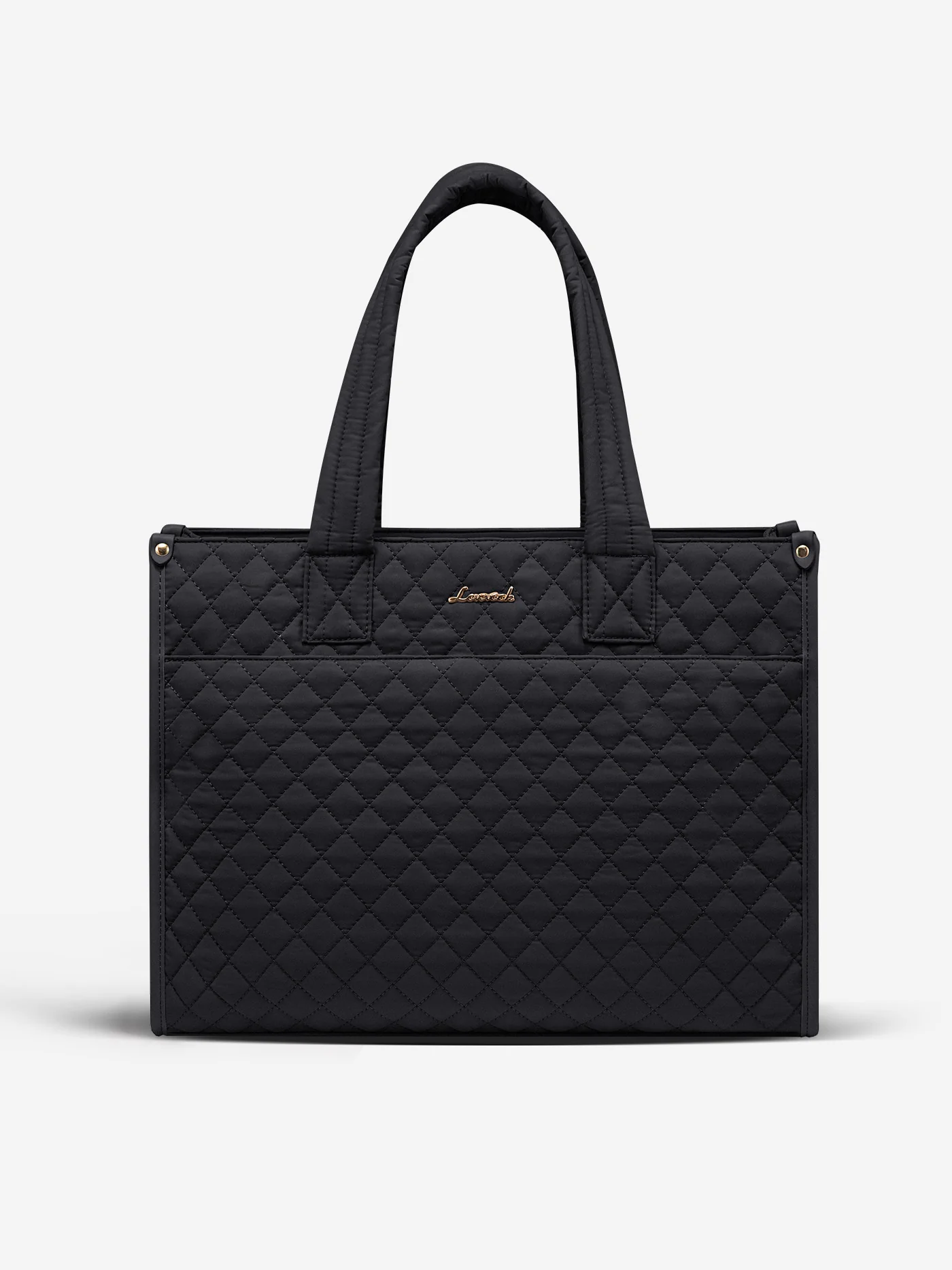 2Pcs Quilted Work Tote Bag, 15.6" 17.3" - Image 2
