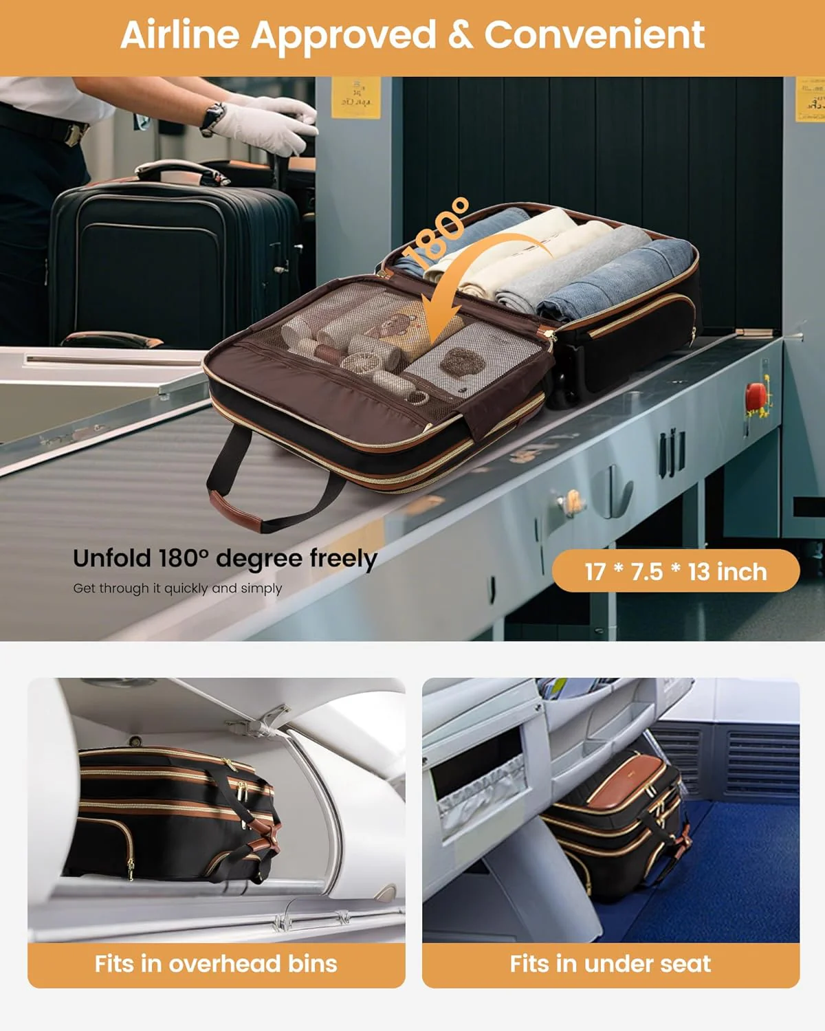 Rolling Laptop Bag, 17.3" - Image 5