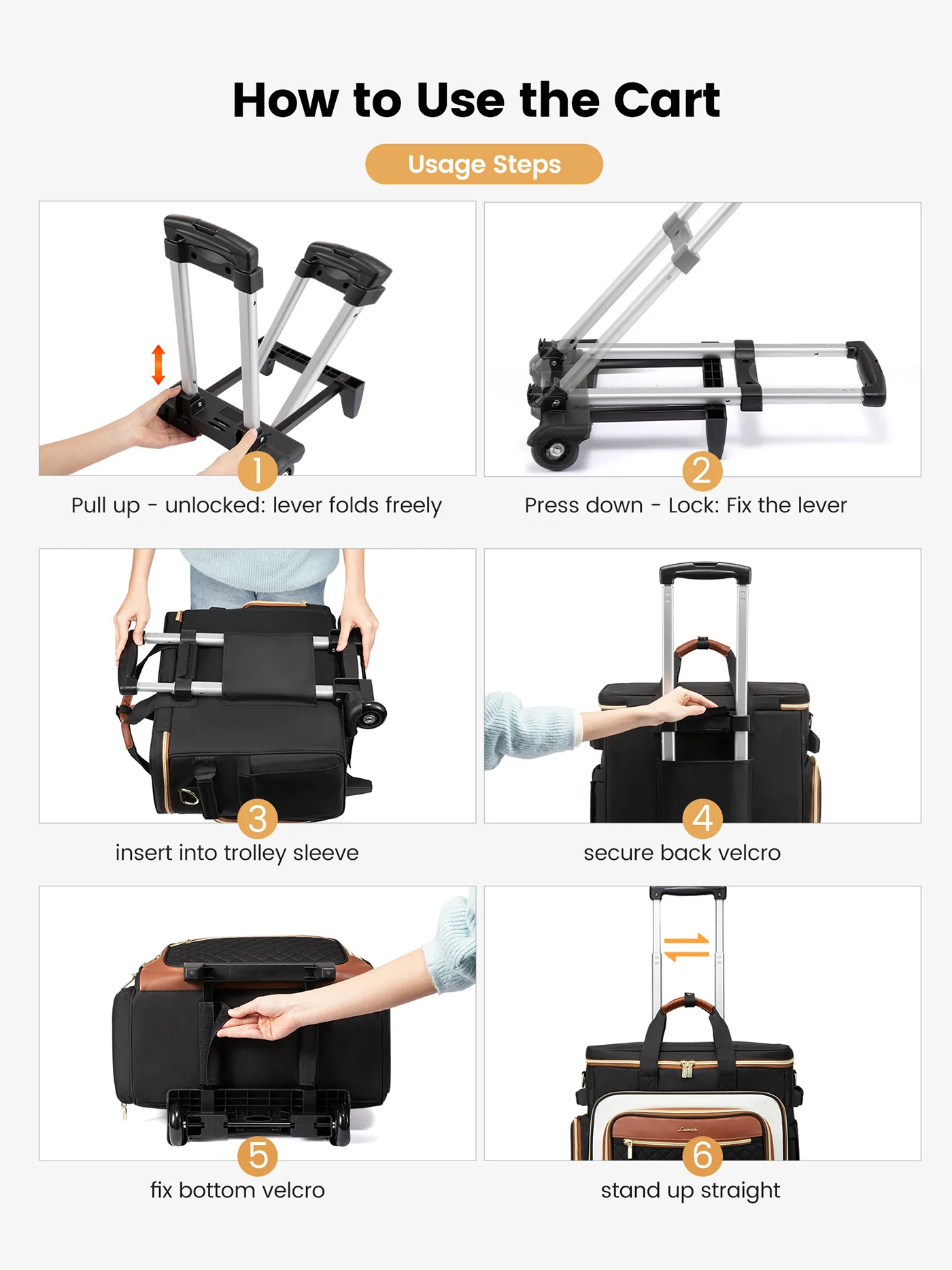 Rolling Tote Bag (ONLY US ) - Image 3