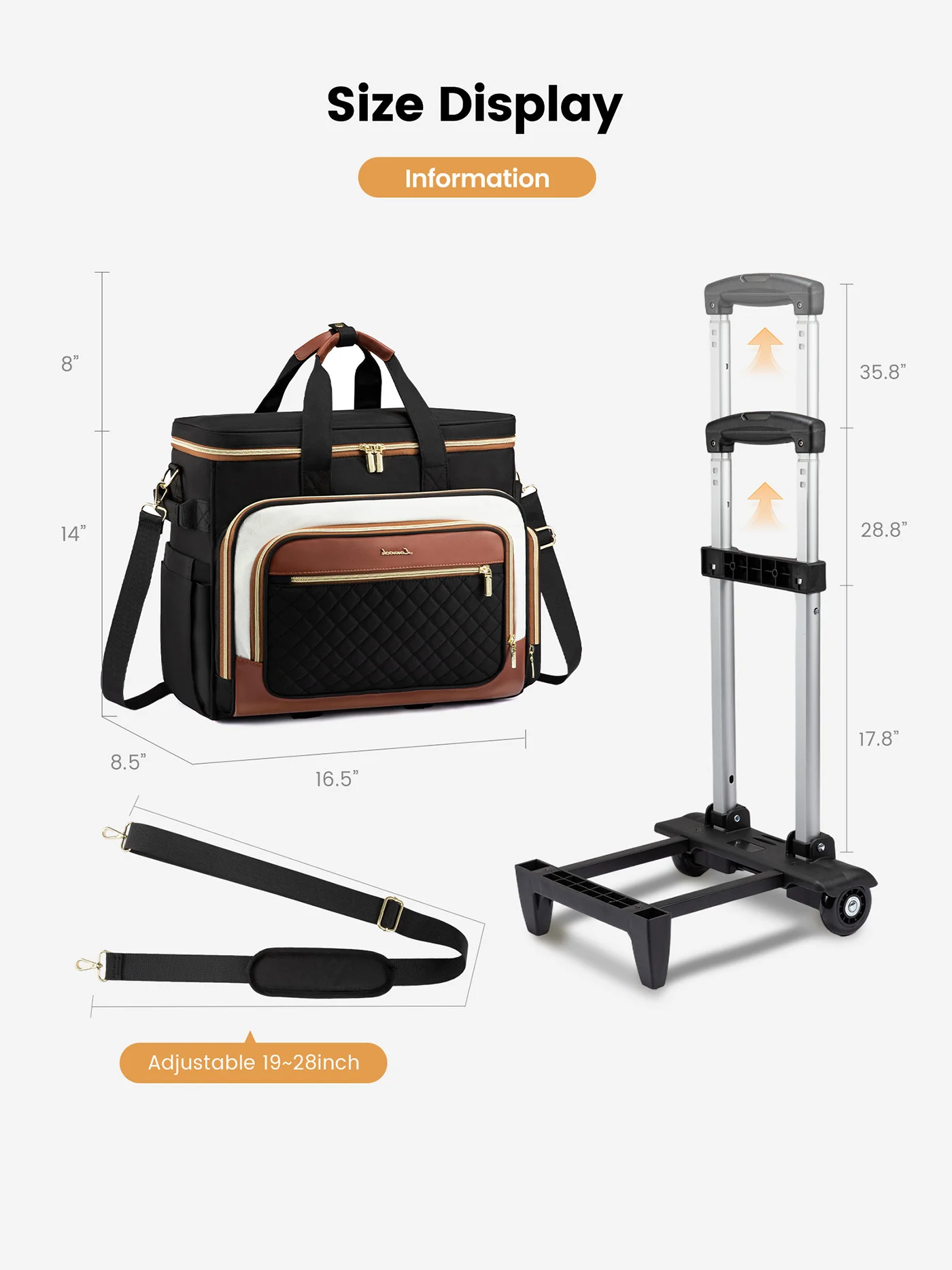 Rolling Tote Bag (ONLY US ) - Image 7