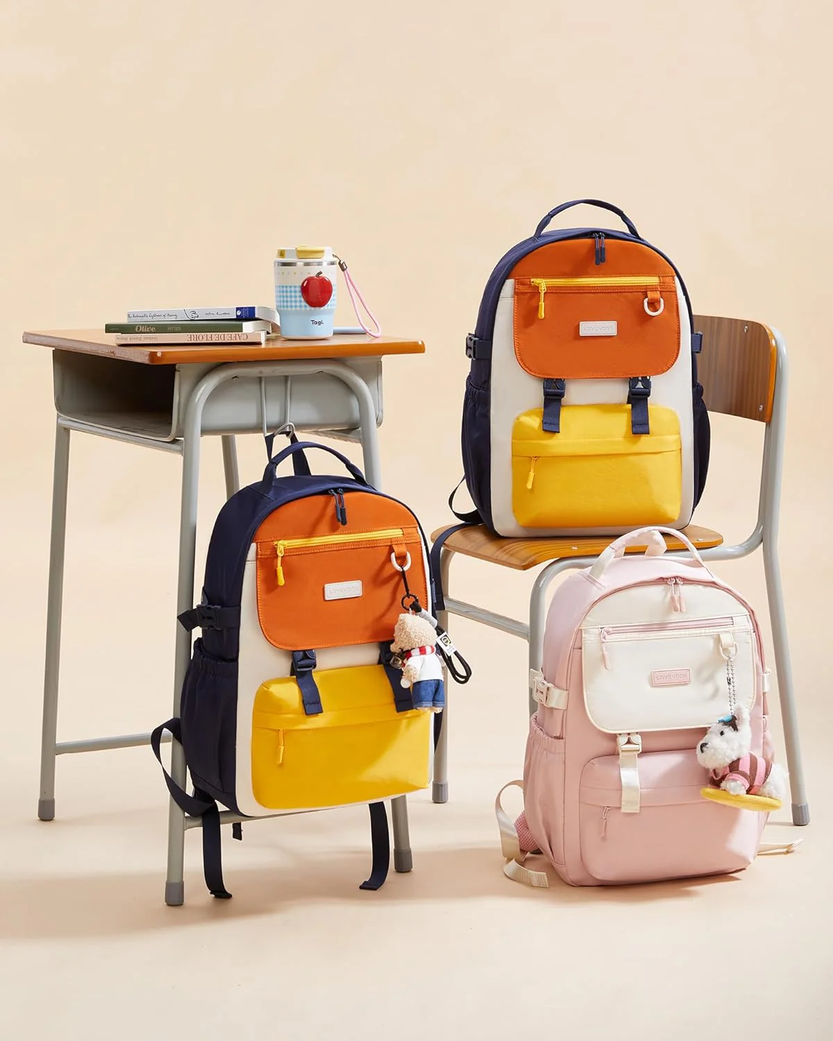 School Backpack for Girls, 15.6" 17.3" - Image 7