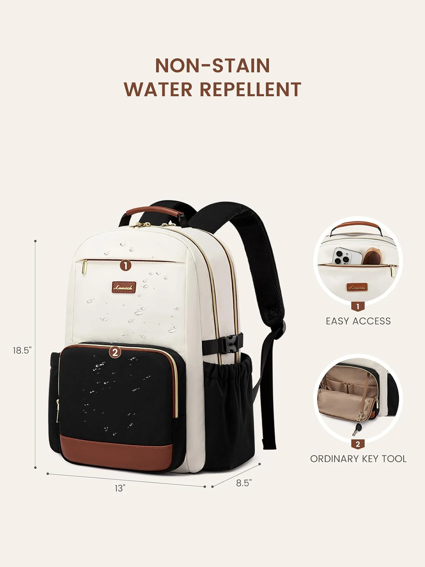 School Laptop Backpack, 15.6" -18 " - Image 10