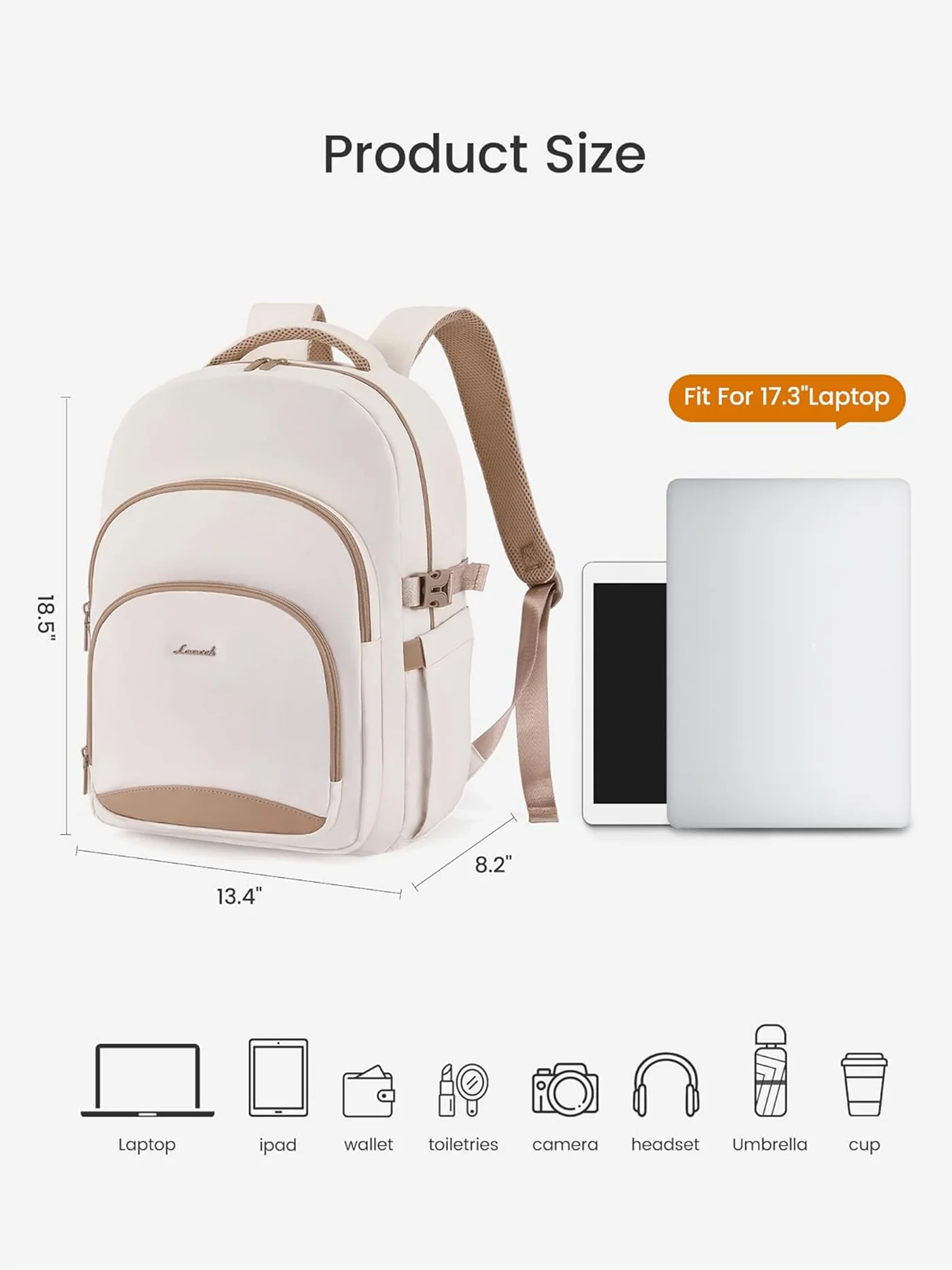 School Laptop Backpack, 15.6" 17.3", 4547 - Image 6