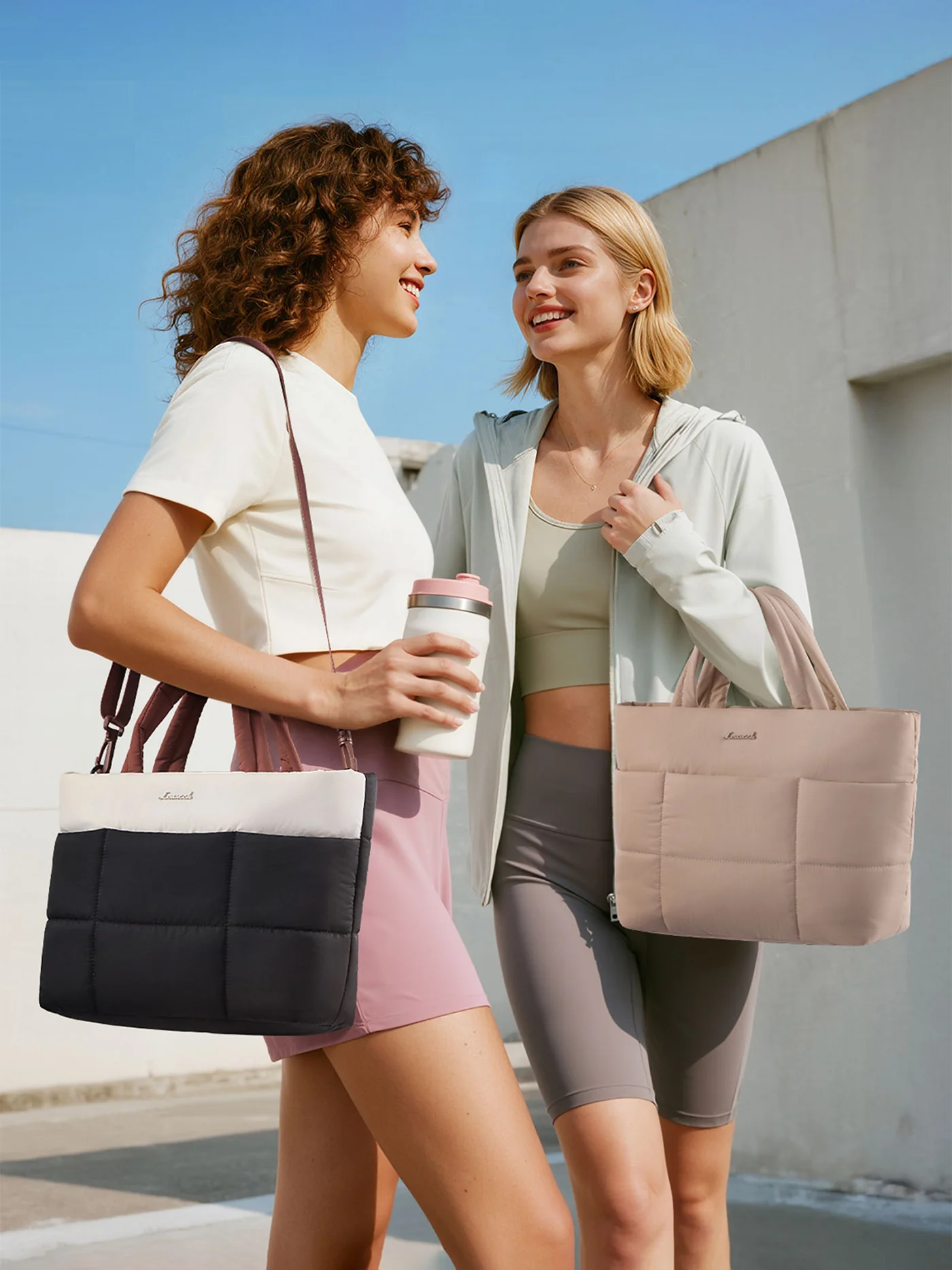 Puffer Tote Bags 11.8" 12.8" - Image 3