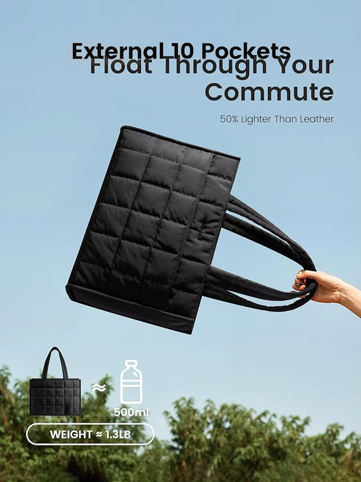 Puffer Work Handbag, 15.6" 17.3" - Image 6