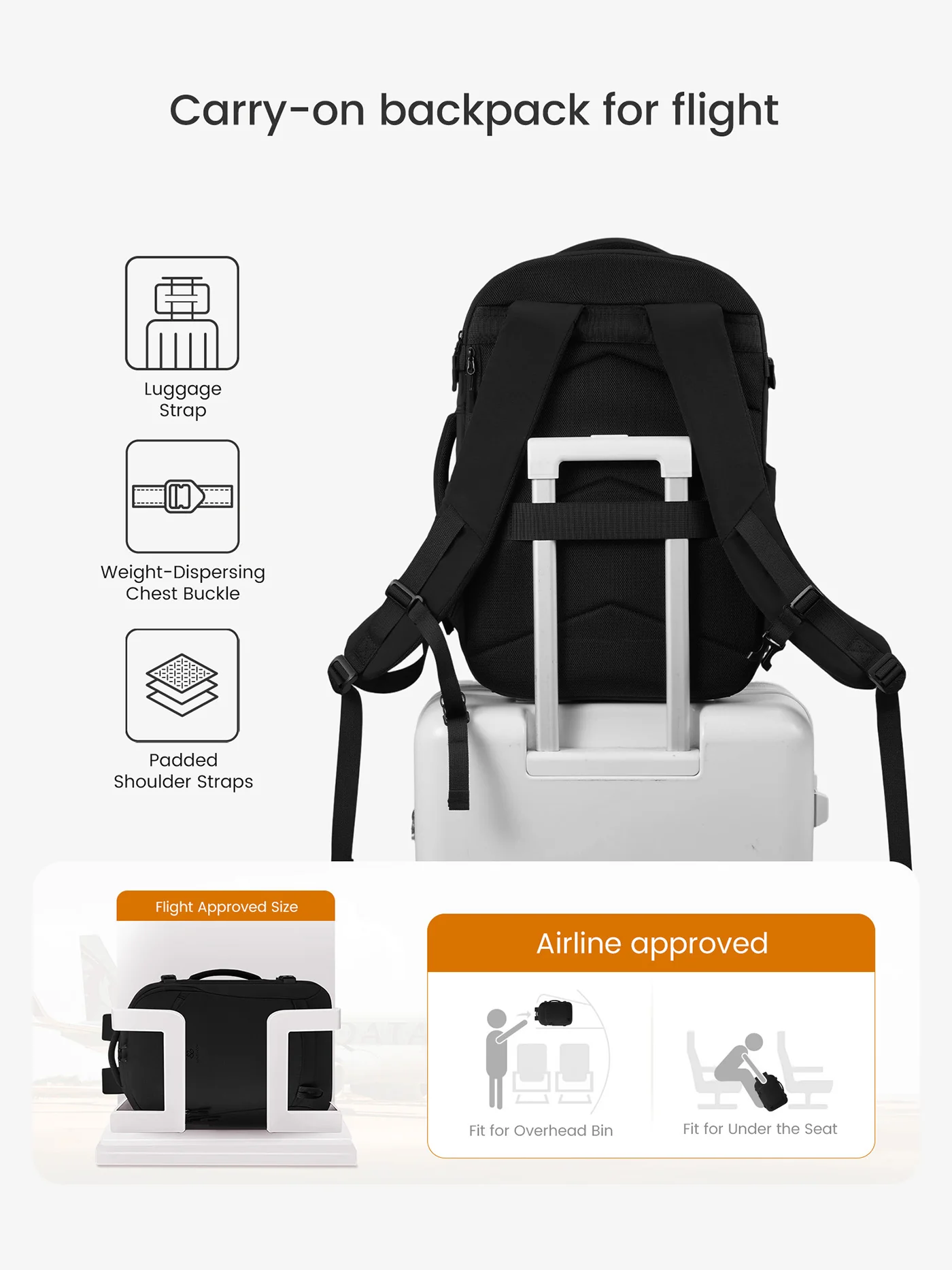 Travel Backpack Bag 40L/50L - Image 7