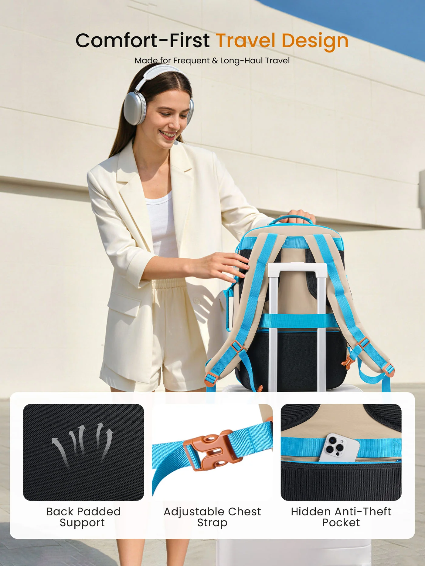 Travel Backpack Bag 40L/50L - Image 8