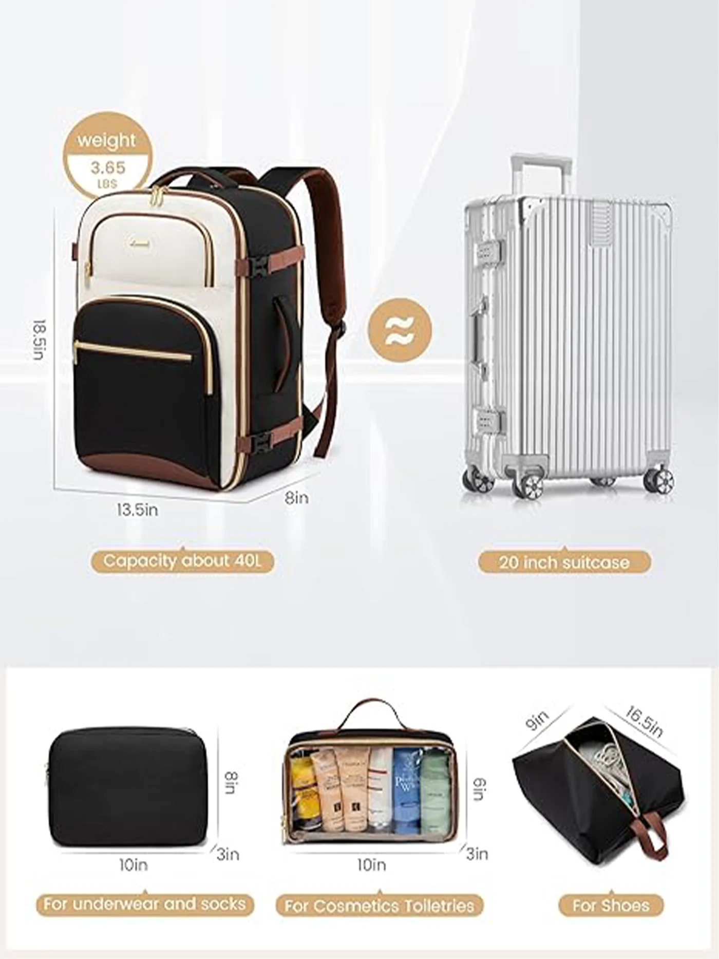 Travel Laptop Backpack 40L/50L - Image 7