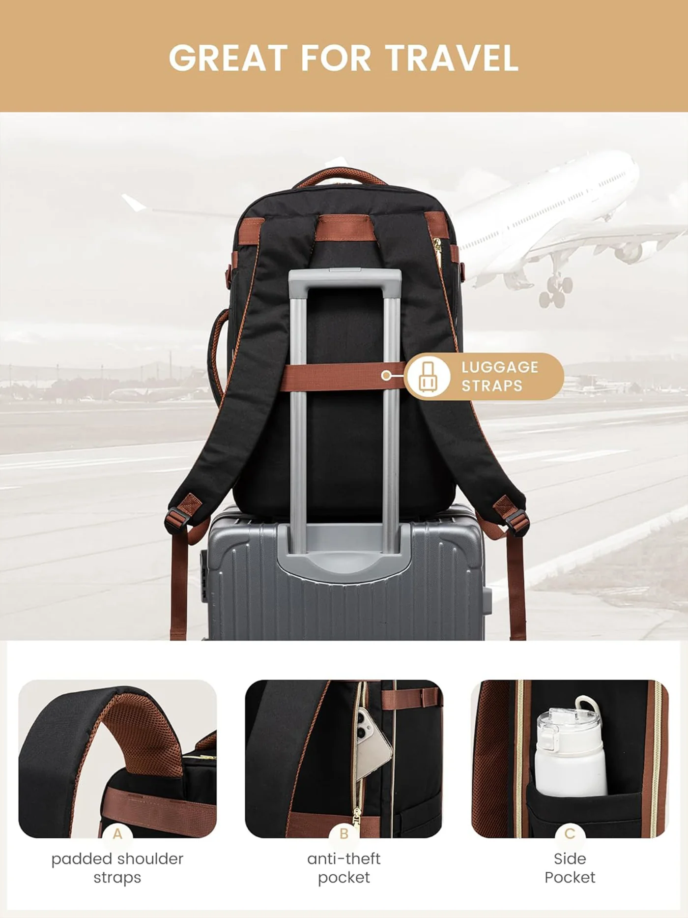 Travel Laptop Backpack 40L/50L - Image 9