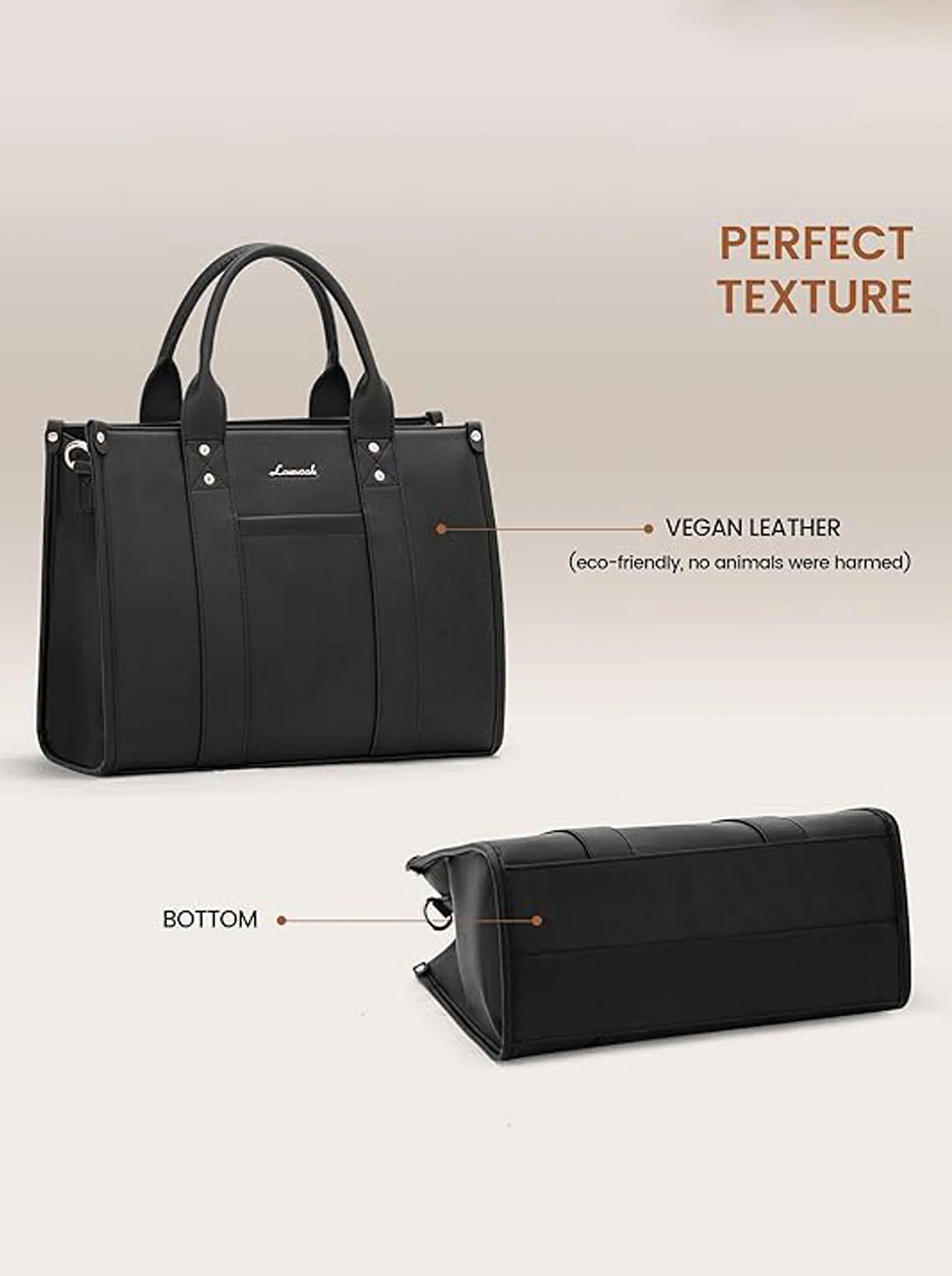 Vegan Leather Handbag - Image 3
