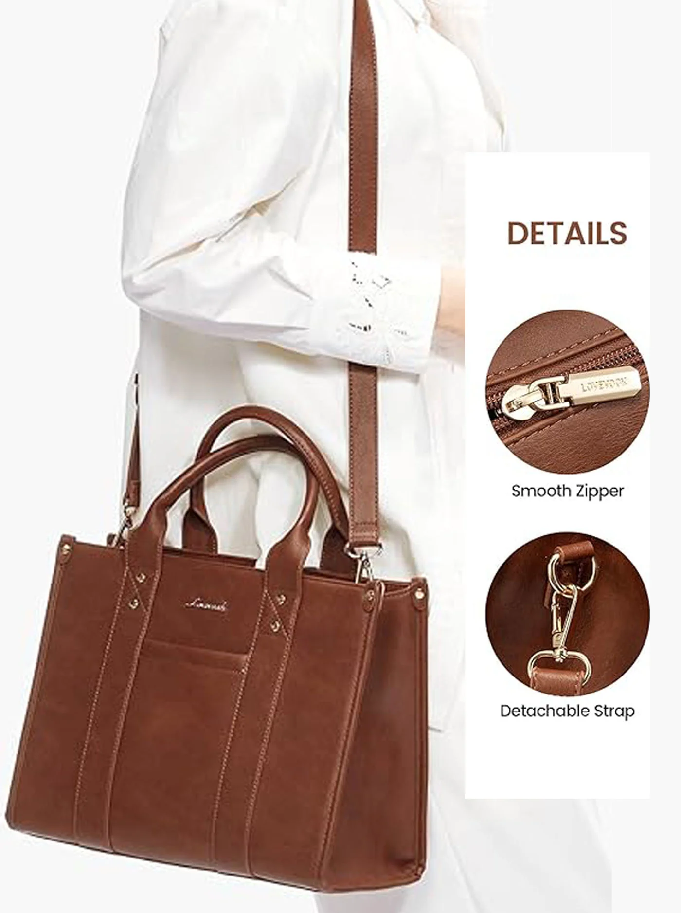 Vegan Leather Handbag - Image 13