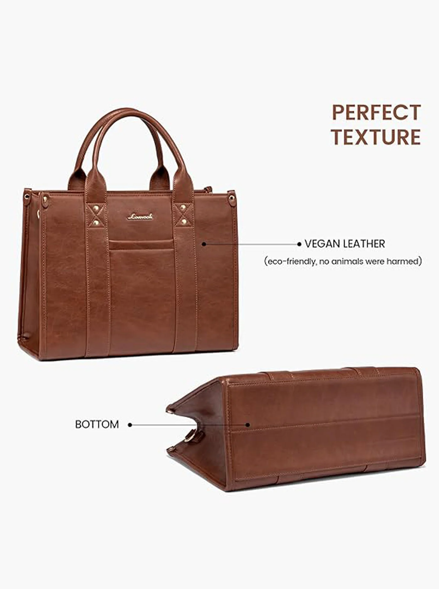 Vegan Leather Handbag - Image 14