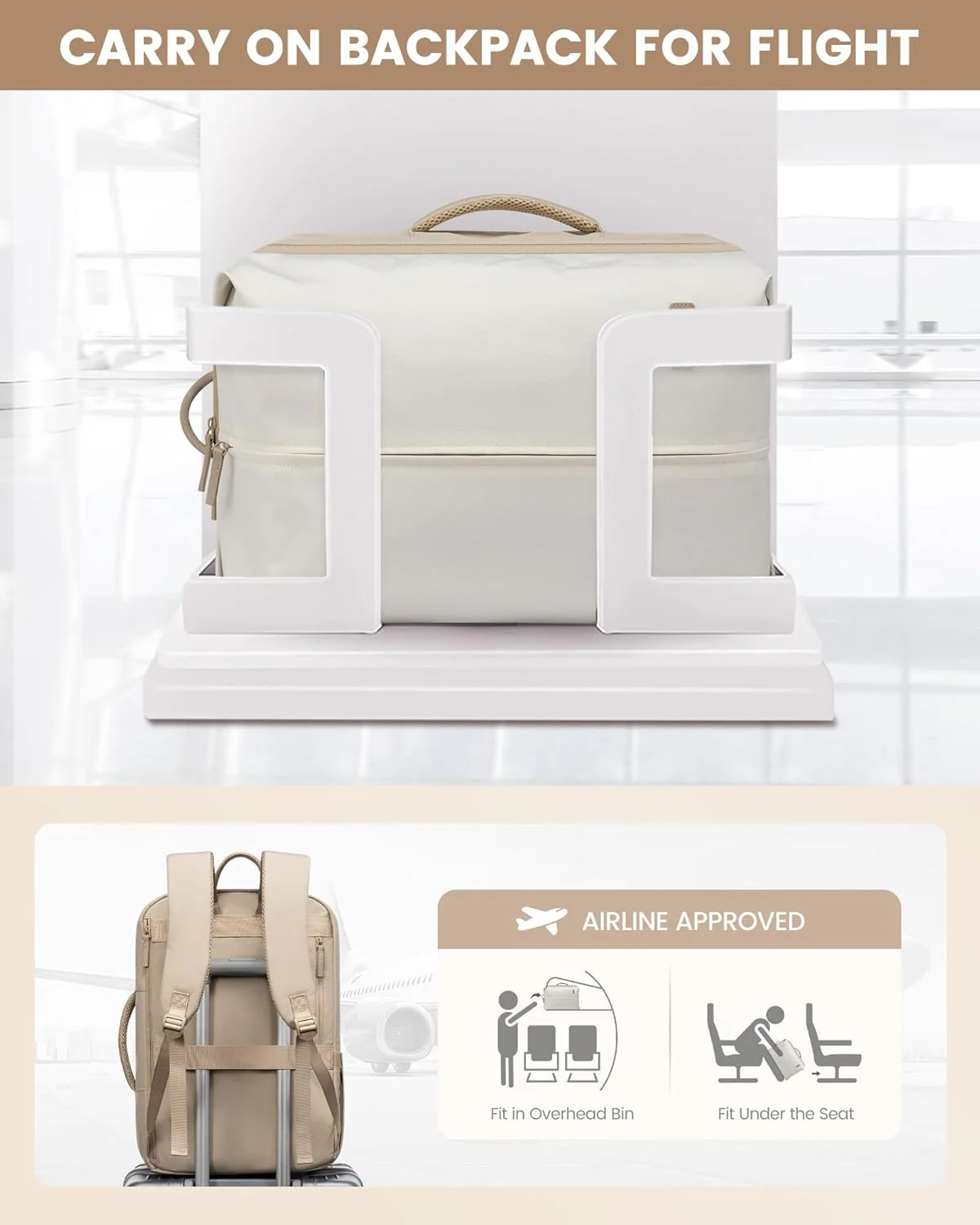 Versatile Stylish Travel Backpack, 45L - Image 8