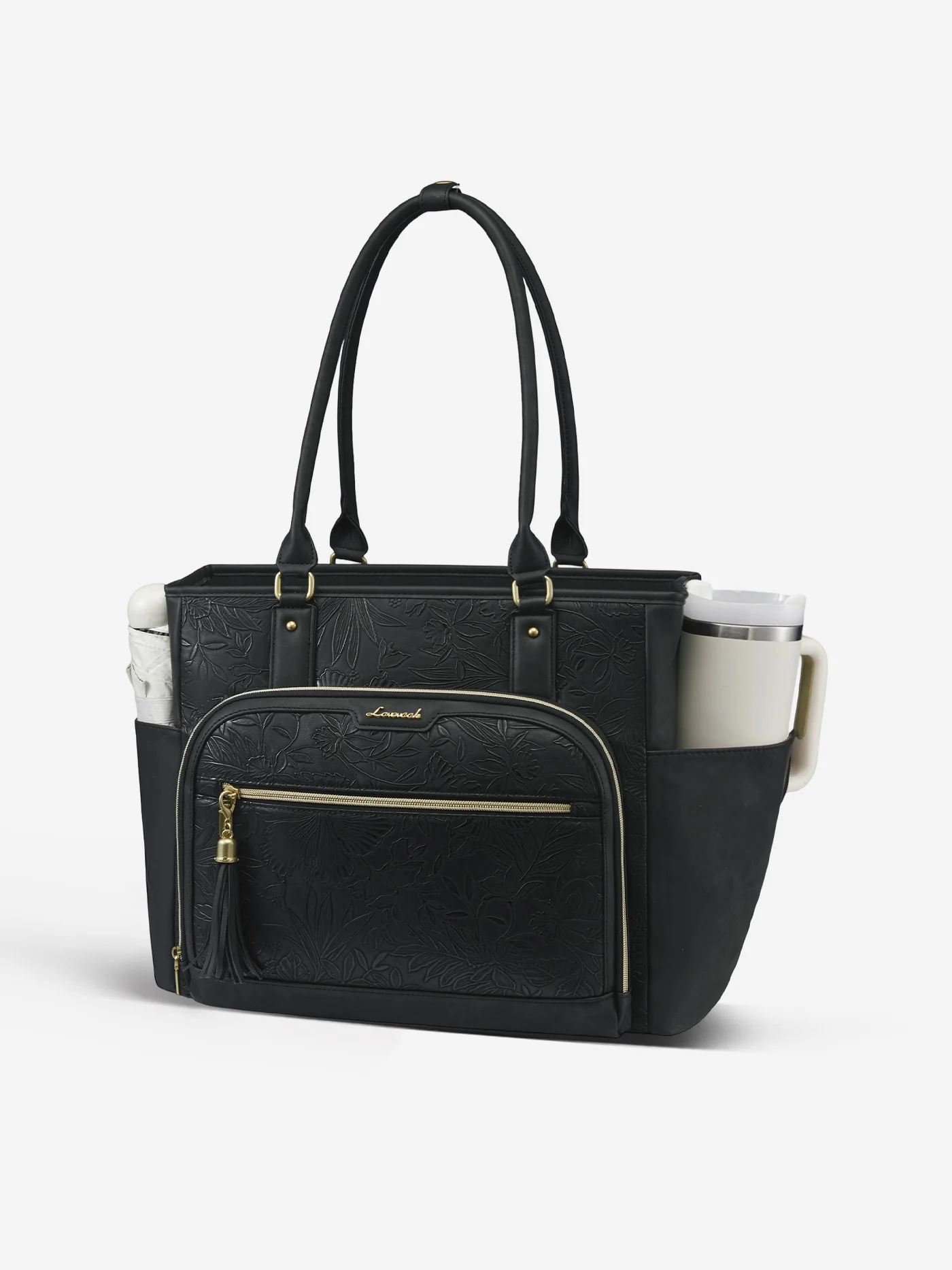 Vintage Leather Laptop Tote Bag 15.6" 17.3" - Image 9